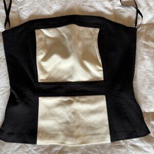 WHBM Sleeveless Peplum Top